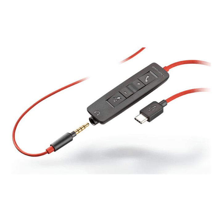 Слушалки HP Poly Blackwire 3225, Стерео USB-C 3.5mm - 8X229AA - 4