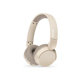 Безжични слушалки с микрофон Philips TAH3209, Bluetooth 5.3, до 25 часа автономия, бежови - TAH3209BG/00 - 1