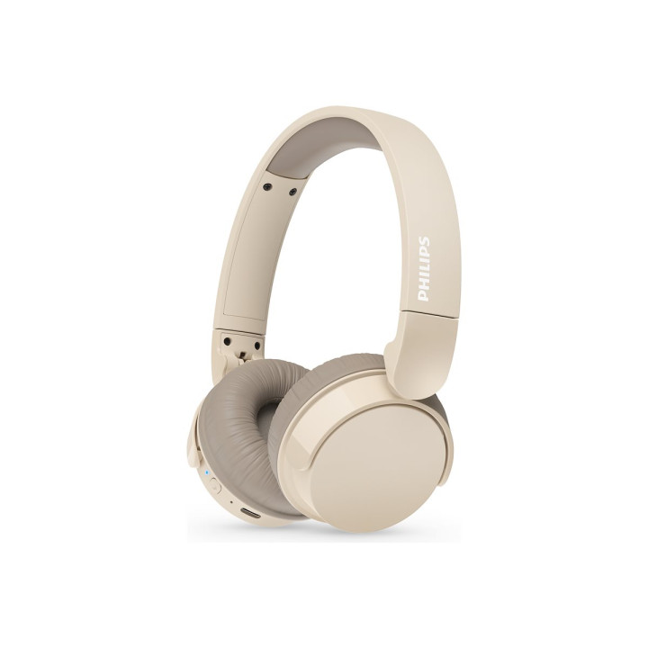 Безжични слушалки с микрофон Philips TAH3209, Bluetooth 5.3, до 25 часа автономия, бежови - TAH3209BG/00 - 1