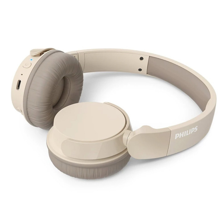 Безжични слушалки с микрофон Philips TAH3209, Bluetooth 5.3, до 25 часа автономия, бежови - TAH3209BG/00 - 2