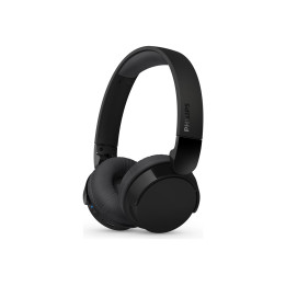 Безжични слушалки с микрофон PHILIPS TAH3209, над-ухо, черни, до 25 часа работа - TAH3209BK/00 - 1