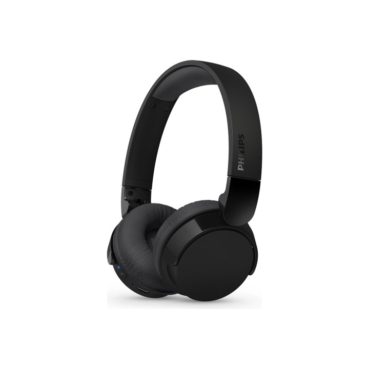 Безжични слушалки с микрофон PHILIPS TAH3209, над-ухо, черни, до 25 часа работа - TAH3209BK/00 - 1