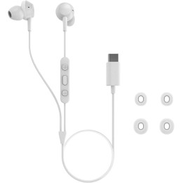 Слушалки PHILIPS InEar, USB-C, Бели - TAE5008WT/00 - 1