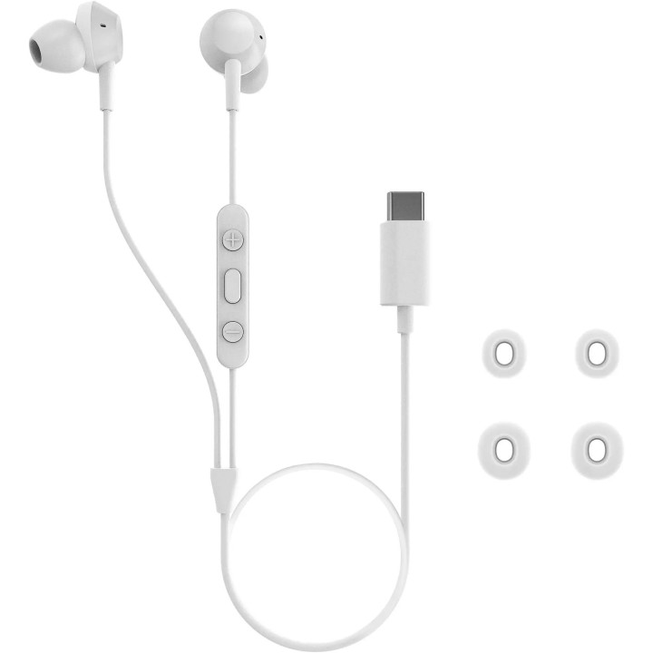 Слушалки PHILIPS InEar, USB-C, Бели - TAE5008WT/00 - 1
