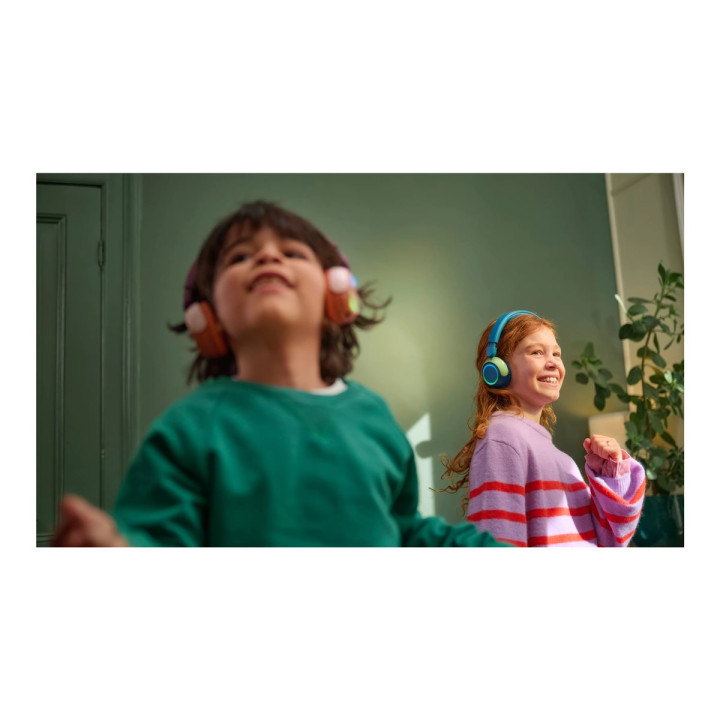 Безжични детски слушалки Philips Kids, Bluetooth 5.4, Crystal Teal, 45h автономия - TAK4200CT/00 - 3