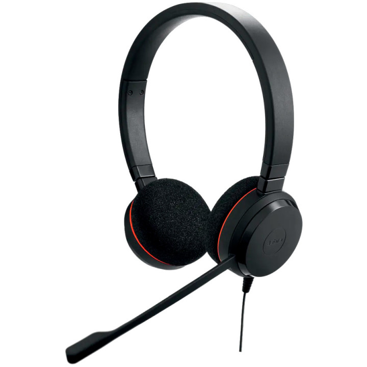 Слушалки JABRA Evolve 20, Стерео, USB-C/A адаптер - 4999-829-269 - 2