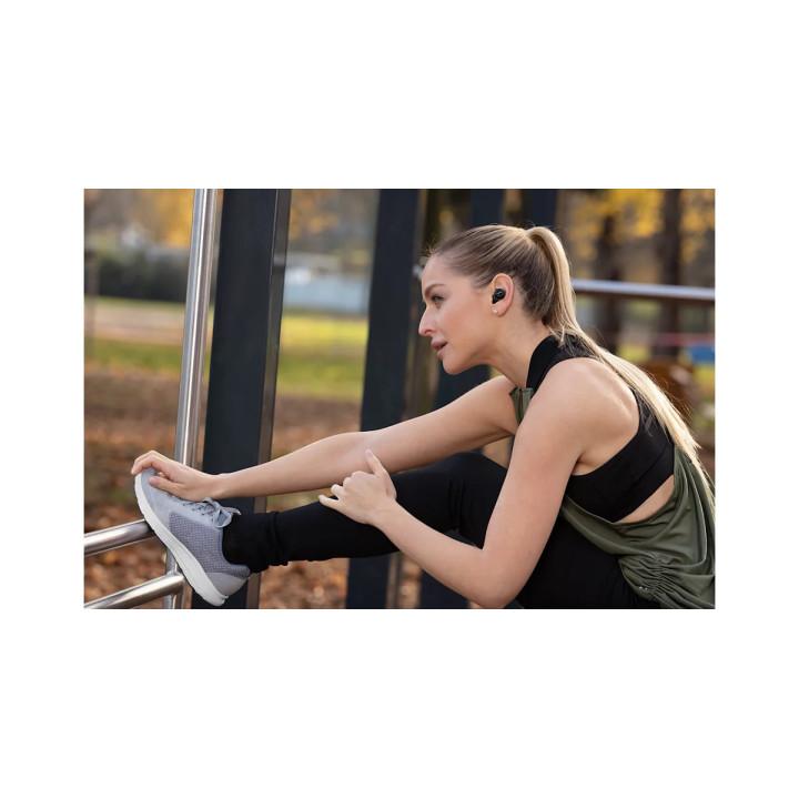 Безжични слушалки Philips Action Fit, IPX5 водоустойчиви, Bluetooth 5.0, 6 часа работа - TAST702BK - 6