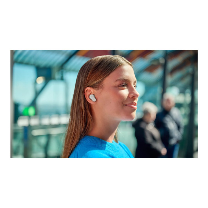 Безжични слушалки Philips TAT3509WT, IPX4, Bluetooth 5.3, 24 часа време на работа, Бели - TAT3509WT/00 - 2