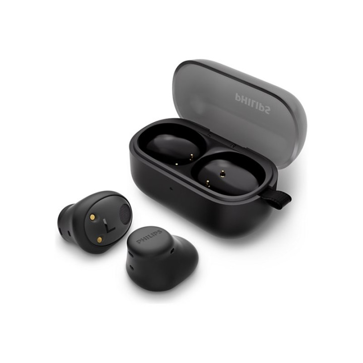 Bluetooth слушалки Philips TAT2149BK, вътрешноушни истински безжични - TAT2149BK/00 - 1