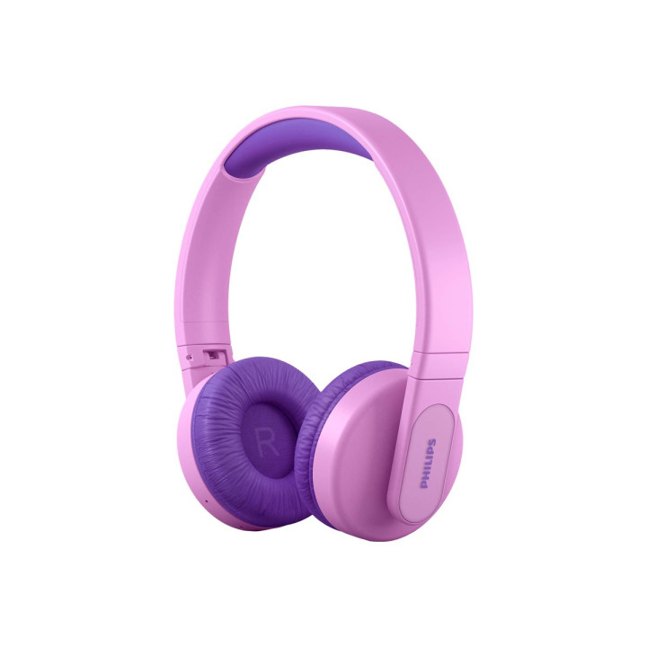 Bluetooth слушалки PHILIPS Kids, розова, максимален звук 85 dB, Bluetooth 5.0, до 28 часа автономия - TAK4206PK - 6