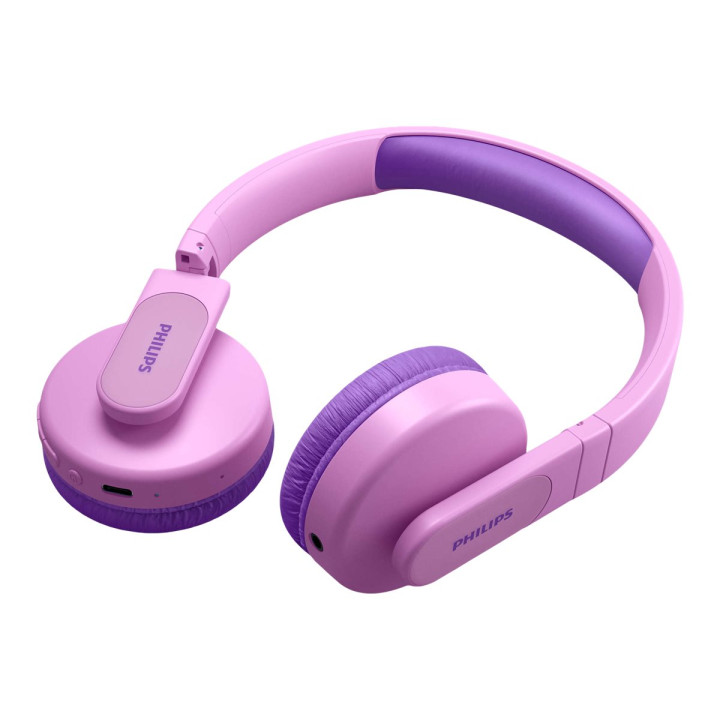 Bluetooth слушалки PHILIPS Kids, розова, максимален звук 85 dB, Bluetooth 5.0, до 28 часа автономия - TAK4206PK - 7