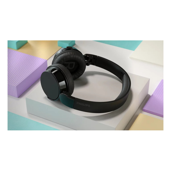 Безжични слушалки Philips TAH4209, Over-ear затворен тип, Bluetooth 5.3, 55h батерия - TAH4209BK/00 - 4