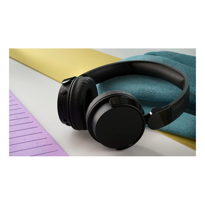 Безжични слушалки Philips TAH4209, Over-ear затворен тип, Bluetooth 5.3, 55h батерия - TAH4209BK/00 - 5