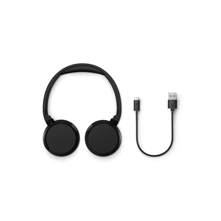 Безжични слушалки Philips TAH4209, Over-ear затворен тип, Bluetooth 5.3, 55h батерия - TAH4209BK/00 - 7
