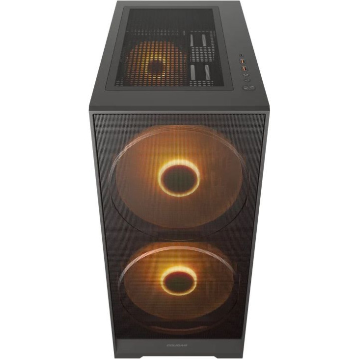 Кутия за компютър Cougar AIRFACE 180, Mid Tower, Black - CGR-5VA4B-RGB
