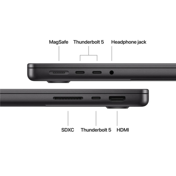 Лаптоп Apple MacBook Pro 14, 14.2" Liquid Retina XDR 3024x1964 120Hz, Apple M5 Max 18-core 4.60 GHz, 32-core GPU, 36GB LPDDR5, 2