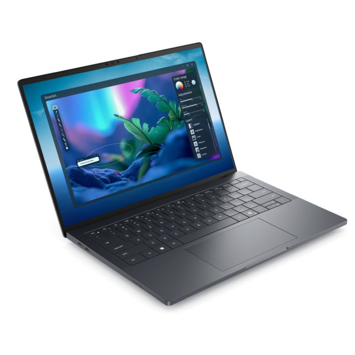 Лаптоп Dell Pro Max 14 Premium MA14250, 14" FHD+ 1920x1200 AG, Intel Core Ultra 7 265H, NVIDIA RTX PRO 1000 8GB, 32GB LPDDR5X 84