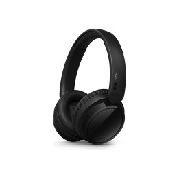 Безжични слушалки Philips, 40mm драйвери, затворена конструкция, черни - TAH5209BK/00 - 1