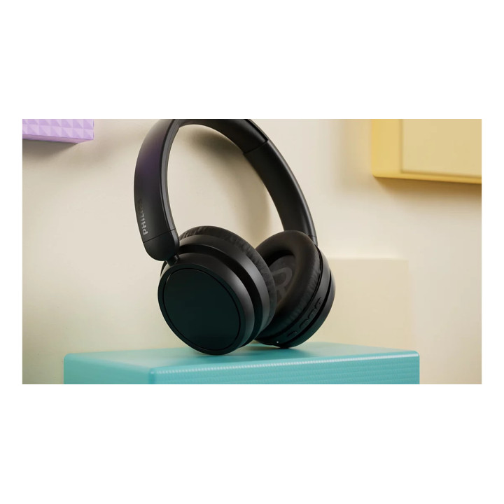 Безжични слушалки Philips, 40mm драйвери, затворена конструкция, черни - TAH5209BK/00 - 6