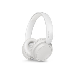 Безжични слушалки Philips TAH5209, 40mm динамични драйвери, затворен дизайн, бял - TAH5209WT/00 - 1