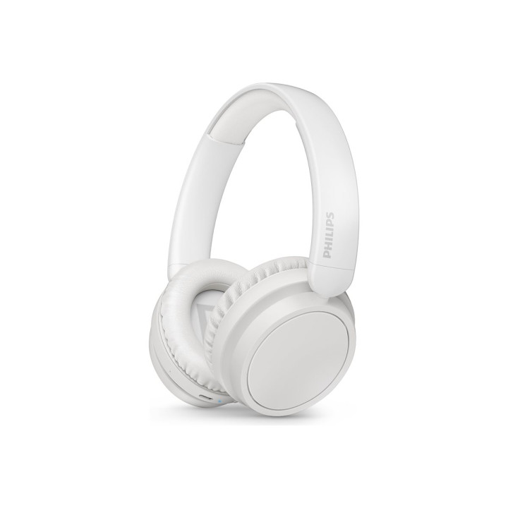 Безжични слушалки Philips TAH5209, 40mm динамични драйвери, затворен дизайн, бял - TAH5209WT/00 - 1