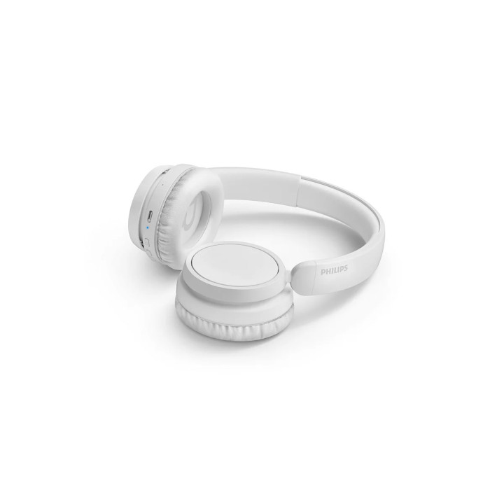 Безжични слушалки Philips TAH5209, 40mm динамични драйвери, затворен дизайн, бял - TAH5209WT/00 - 8