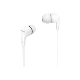 Слушалки Philips TAE1105WT, In-ear 8.6mm, Динамични, жични 3.5mm - TAE1105WT/00 - 1