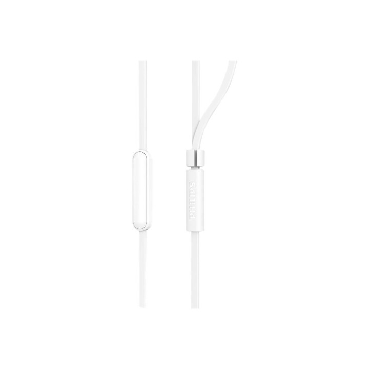 Слушалки Philips TAE1105WT, In-ear 8.6mm, Динамични, жични 3.5mm - TAE1105WT/00 - 3