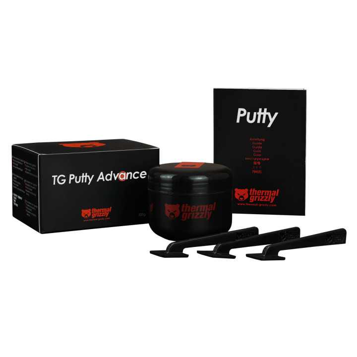 Термопроводяща паста Thermal Grizzly Putty Advanced, 100g - TG-P-A-100-R - 7