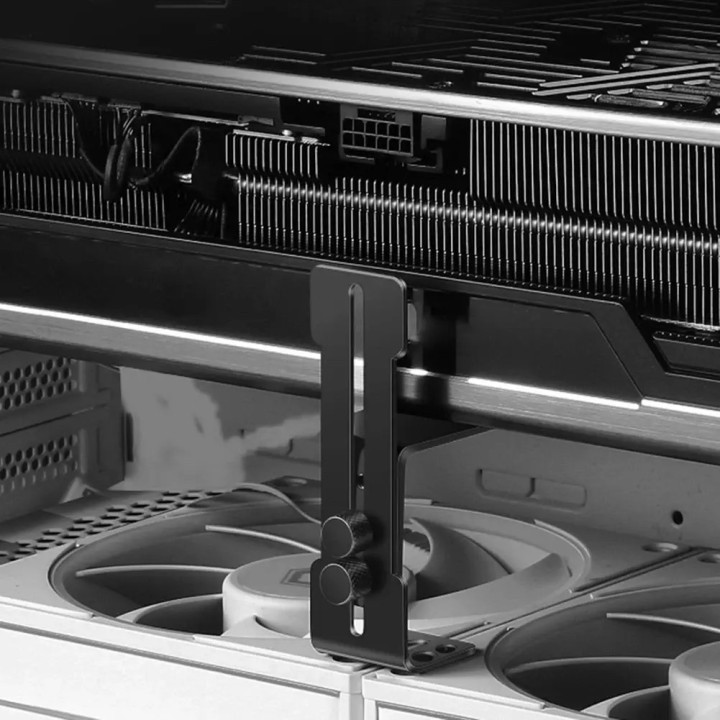 Държач за видео карта ESTILLO, 12cm Алуминий PCI Express - EST-GPU-STAND - 6
