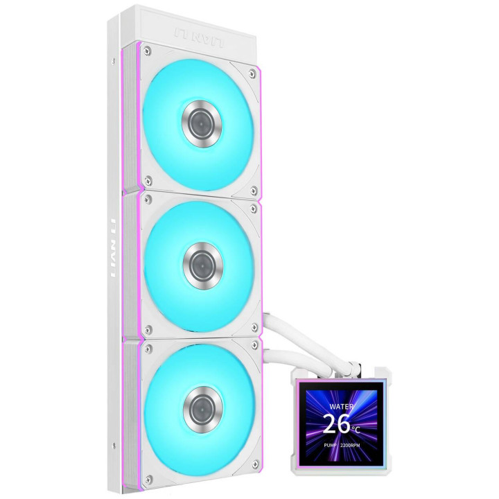 Водно охлаждане за процесор Lian Li HydroShift II LCD-S 360CL RGB, 360mm, течно охлаждане, AM4/AM5/1700/1851 - G89.GHS2LCDS36CW.