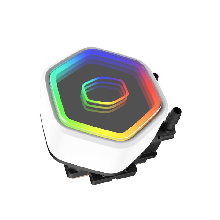 Водно охлаждане за процесор Cooler Master Master Liquid 360 Core II White ARGB, AM4/AM5/LGA1200/LGA1700 - MLW-D36M-A18PA-RW - 4