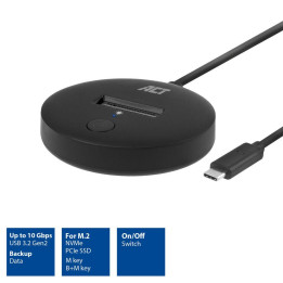 SSD Докинг станция ACT AC1501, USB-C, M.2 NVMe/PCIe SSD - AC1501 - 1