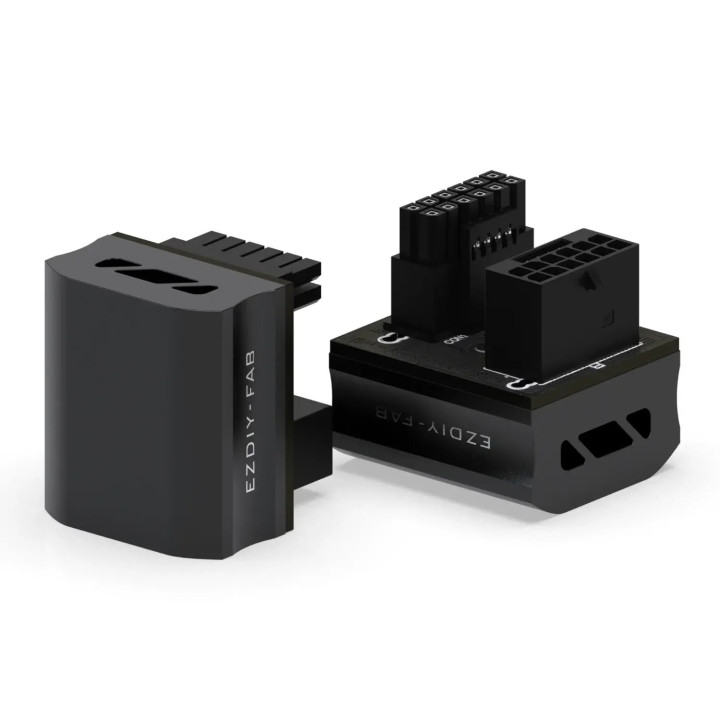 Адаптер за видеокарта EZDIY-FAB 12VHPWR, 16-Pin, 600W, PCIe 5.0, 180° - EZDPI189-29 - 1