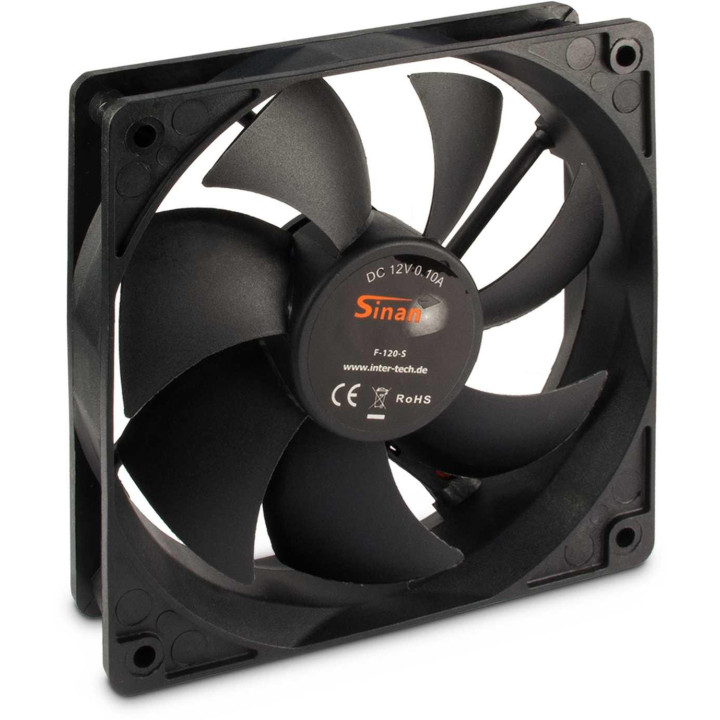 Охладител за кутия Inter Tech, 120x120x25mm 24.1 CFM 20dB - 88885654 - 2
