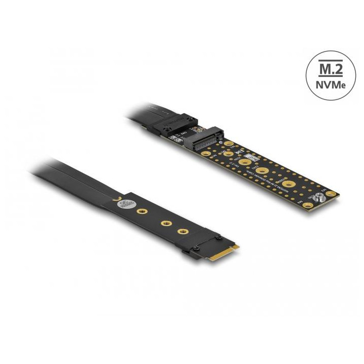 NVMe разширител DeLock 64136, PCIe M.2 Key M с кабел 20 см - 64136 - 2