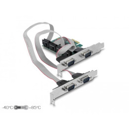 PCI Express карта DeLock, 4 x Serial RS-232 - 90410 - 1