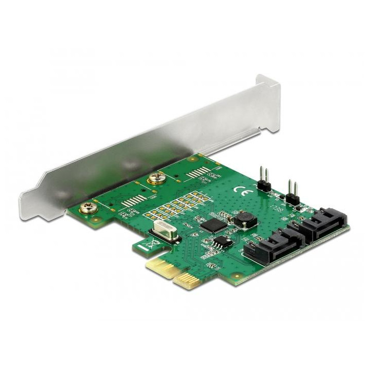 Разширителна карта DeLock, PCI Express x1 към 2 port SATA RAID - 90392 - 2