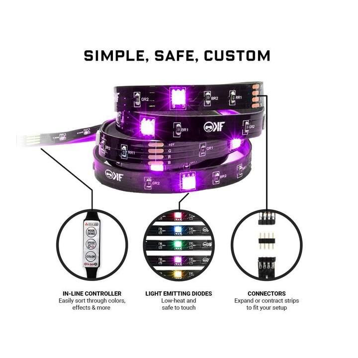 RGB лента KontrolFreek Gaming Lights Kit, USB 3.6m - 4211-RTL - 4