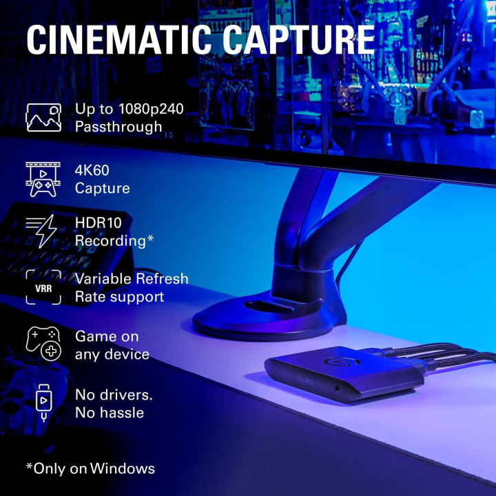 Външен кепчър Elgato 4K S, HDR10, USB-C - 10GBK9901 - 2