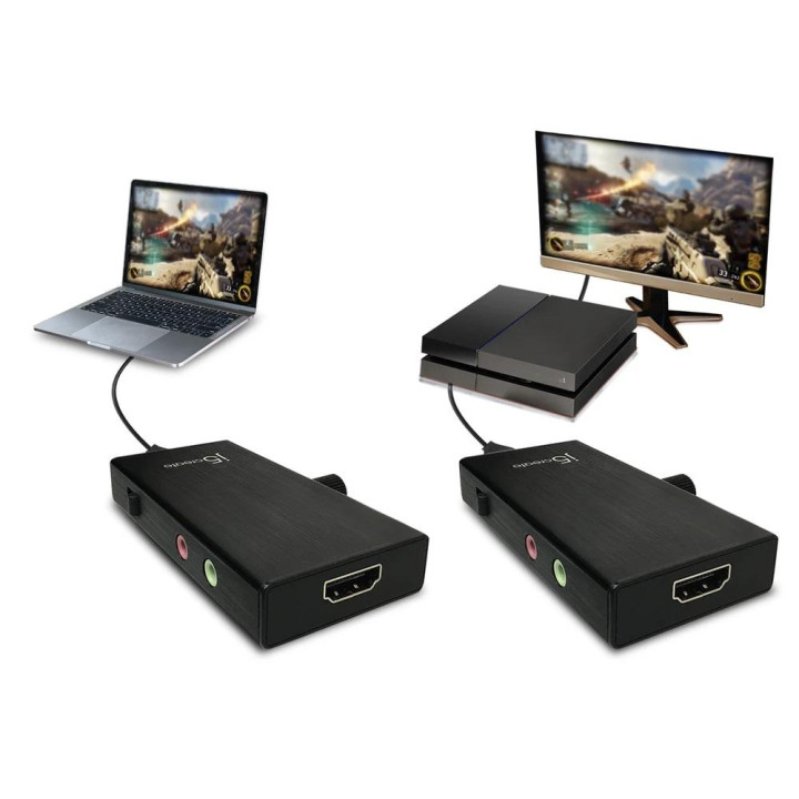 USB-C адаптер j5create JVA02, HDMI, Power Delivery, Черен - JVA02 - 2