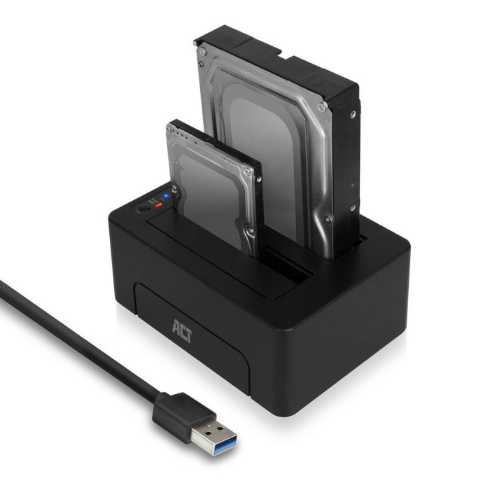 Докинг станция ACT AC1504, USB 3.1 Gen1 за 2.5"/3.5" HDD/SSD - AC1504 - 4