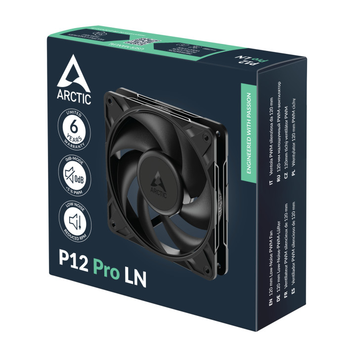 Вентилатор за кутия ARCTIC P12 Pro LN, 120mm PWM 2000 RPM - ACFAN00348A - 6