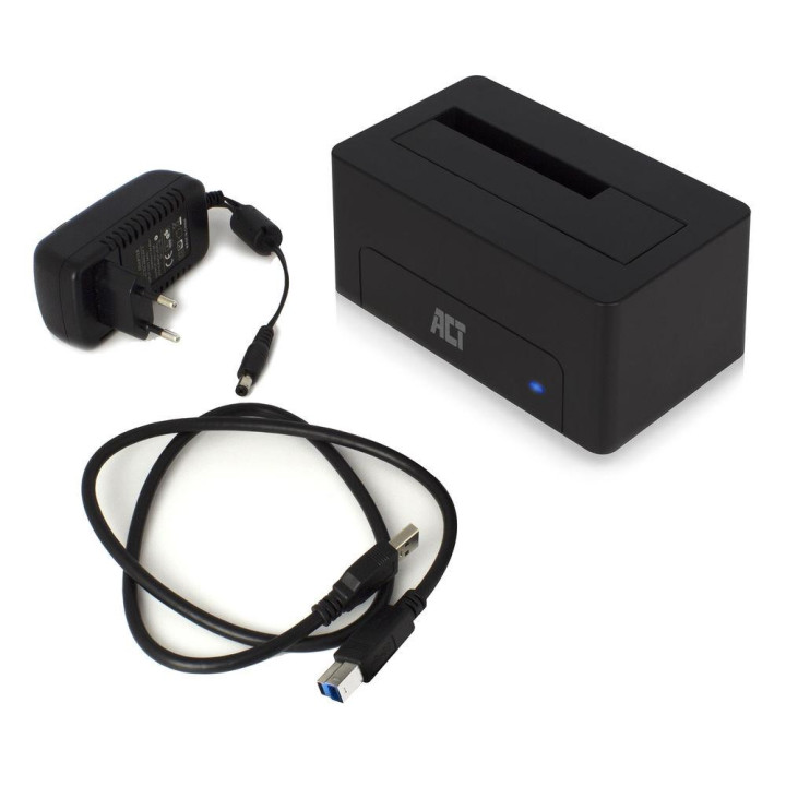 Докинг станция ACT AC1500, USB 3.1 Gen1, За 2.5"/3.5" SATA HDD/SSD - EWENT-ACT-HDD-AC1500 - 4