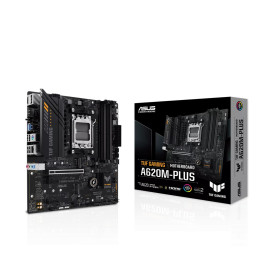 Дънна платка ASUS TUF GAMING A620M-PLUS, AuraSync, поддръжка AM5 сокет, DDR5 - 90MB1EZ0-MOEAY0 - 1