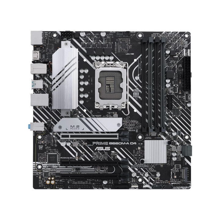 Дънна платка ASUS PRIME B660M-A D4-CSM, Intel B660 Chipset, DDR4 - 90MB19K0-M1EAYC - 2