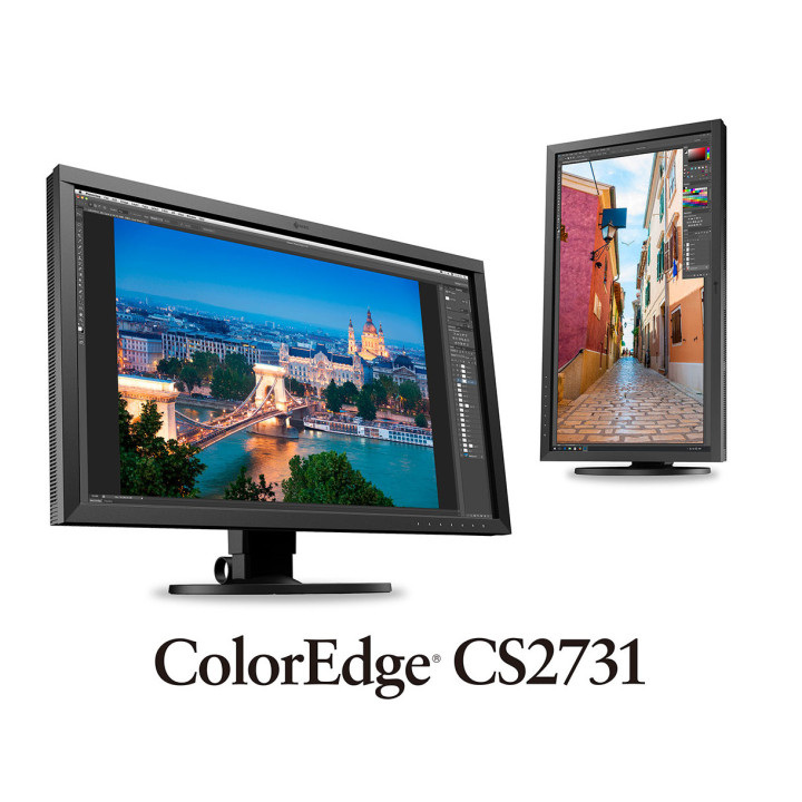 Монитор EIZO CS2731, 27" 2560x1440 IPS, USB-C, DP, DVI-I, HDMI, 4xUSB, AdobeRGB 99% , DCI P3 95%, 350 cd/m2, 1000:1, 16-bit LuT,