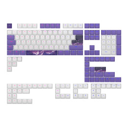 Капачки за механична клавиатура Dark Project Violet Horizons PBT, ANSI, ISO - 1