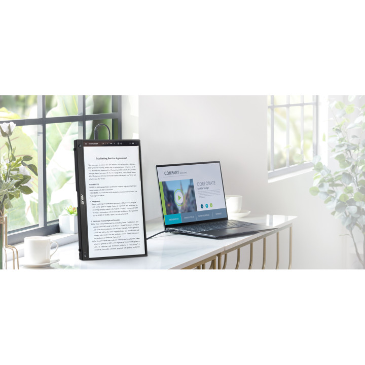Монитор ASUS ZenScreen MB16AMTR, 15.6" Full HD IPS тъч - 90LM04S0-B02170 - 2
