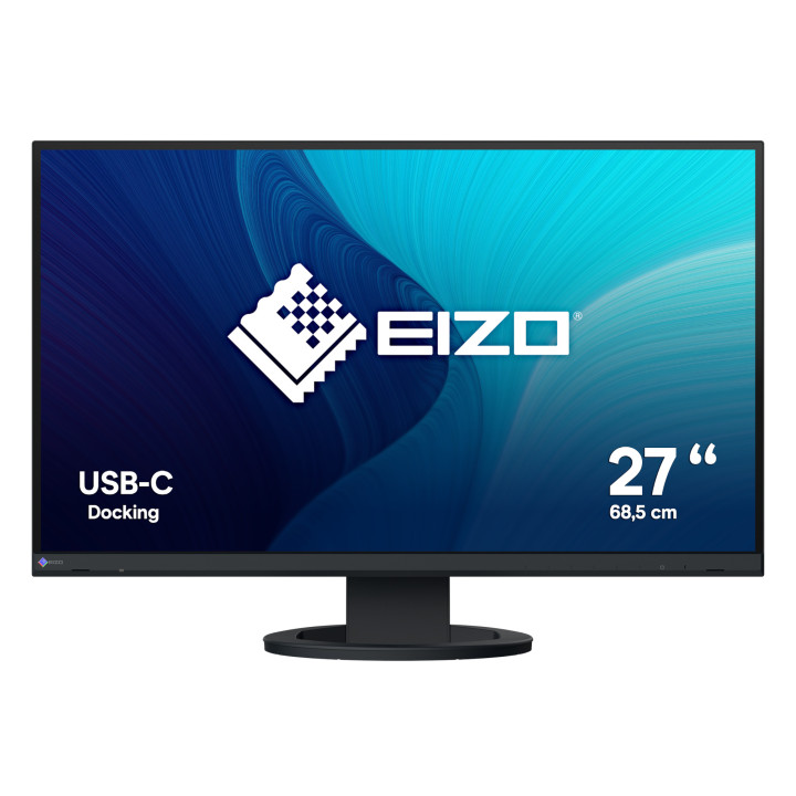 Монитор EIZO EV2720S-BK, 27" QHD IPS, USB-C Docking, 350cd/m² - 1